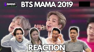 MAMA 2019 BTS PERFORMANCE  BOY WITH LUV  MIKROKOSMOS REACTION [upl. by Reece]