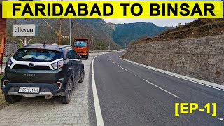 Road to Serenity EP1 Faridabad to Binsar  A Journey Beyond Delhis Pollution tatanexon [upl. by Suh]