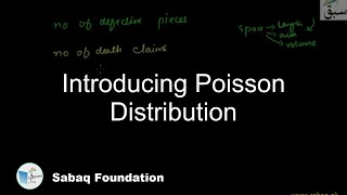 Introducing Poisson Distribution Statistics Lecture  Sabaqpk [upl. by Abita146]