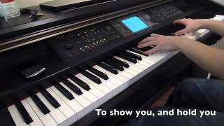 Eenie Meenie  Sean Kingston and Justin Bieber Piano Cover with LYRICS [upl. by Azmuh]