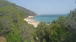 Praia dos Galapinhos na Arrábida em Setúbal Portugal [upl. by Sitelc96]