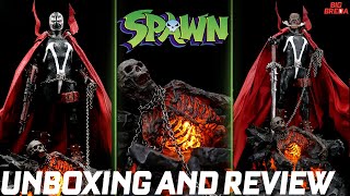 Spawn 16 Scale Figure FlashPoint Hell Dominator Unboxing amp Review [upl. by Narod]