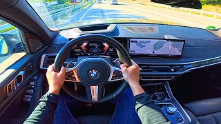 2024 BMW X7 40d xDrive M Sport  test drive on German Autobahn NO SPEED LIMIT bmw bmwx7 car cars [upl. by Shaer718]