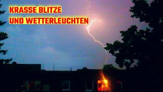 Krasse Blitze und Wetterleuchten [upl. by Keram]