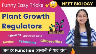 Super Easy Tricks to Learn All PLANT HORMONES Functions  NEET BIOLOGY [upl. by Yrrab]