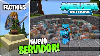 ✅ Nuevo SERVIDOR SURVIVAL FACTIONS para Minecraft 120  Servidor Minecraft PEBEDROCK 🔔 [upl. by Jestude]