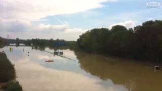 Hochwasser in Deggendorf  ANTENNE BAYERN Reporterin Tanja Hugger am Autobahnkreuz [upl. by Abbot]