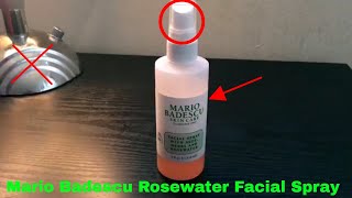 ✅ How To Use Mario Badescu Rosewater Facial Spray Review [upl. by Feune]