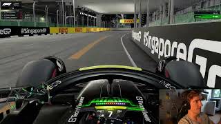 F1 23 World Record By 15 Tenths On The New Singapore Layout [upl. by Triplett]