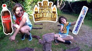 KOHLANTA parodie amp CHALLENGE COCA MENTOS épreuve dimmunité en famille [upl. by Aniras772]