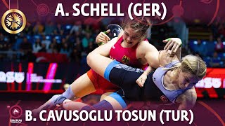 Anna Schell GER vs Buse Cavusoglu Tosun TUR  Final  European Championships 2022 [upl. by Bohannon]