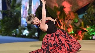 Aulii Cravalho  Moana World Premiere Hula [upl. by Anyotal]