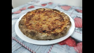 Masa de pizza italiana en Thermomix sin amasar a mano larga fermentación [upl. by Aryn]