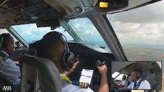 Dash 8 Q400 Departure out of Dodoma with Voice [upl. by Fugate887]