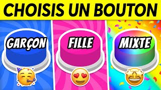 Choisis un BOUTON FILLE vs GARÇON vs MIXTE 🔵🔴🌈 [upl. by Paza]