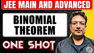 BINOMIAL THEOREM in One Shot All Concepts amp PYQs Covered  JEE Main amp Advanced [upl. by Nnylahs]