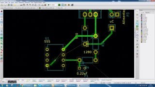 KiCad  Tutorial em português 05  Criar a layout da PCB [upl. by Olmstead808]