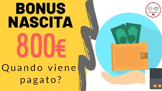 Bonus mamma 800€ quando arriva il pagamento 2020 [upl. by Ahserkal]