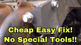 53 Broken Exhaust Manifold Bolt Fix  NO SPECIAL TOOLS [upl. by Calli]