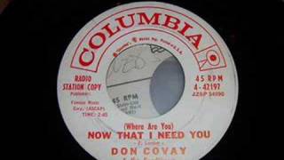 Rare Doo Wop Ballad  Don Covay amp Goodtimers  Where Are You [upl. by Aidil]