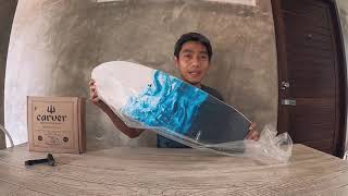 Assemble Carver Resin 31″ Surfskate and Test Ride [upl. by Eimiaj]