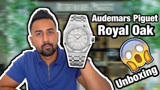 Audemars Piguet Royal Oak 15450ST Unboxing  It wears like a 40mm Rolex [upl. by Almira546]