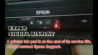 A StepbyStep Guide To Reset Epson L360 Printer Error Waste Ink Pad [upl. by Yoong]