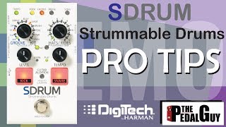 ThePedalGuy Presents the DigiTech SDRUM Strummable Drums Pedal Pro Tips [upl. by Ireland161]