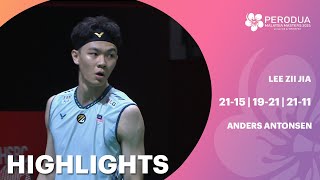 Malaysia Masters 2024 Lee Zii Jia 2  1 Anders Antonsen  Astro SuperSport [upl. by Miguelita]