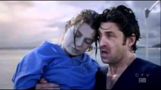 Greys Anatomy 3x16 Derek saves Meredith from the water [upl. by Ahsenik]