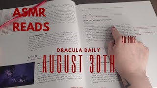 ASMRReads Dracula Daily  August 30th  Whispered Reading  Ad Free [upl. by Eliath]