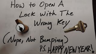 How To Open A Lock With The Wrong Key [upl. by Kennard]