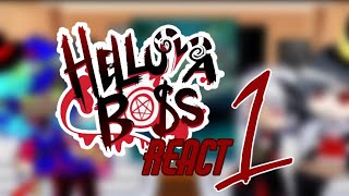 Helluva boss React to TikTok video  1  Fizz x Ozzie amp Stolas X Blitzø  Lazy [upl. by Ayekin718]