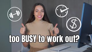 HOW to find TIME to WORK OUT with a FULLTIME job  5 TIPS [upl. by Barnes]