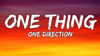 One Direction  One Thing Lyrics [upl. by Kelci]