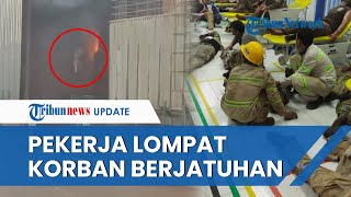 KEPANIKAN Puluhan Pekerja saat Tungku Smelter PT ITSS Meledak Pekerja Lompat Korban Berjatuhan [upl. by Nekal]