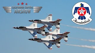 2023 USAF Thunderbirds  California Capital Airshow FULL DEMO [upl. by Aesoh]