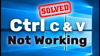 CTRLC and CTRLv Not Working How to Fix [upl. by Catherina]