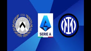 Campionato serie A 6° giornata UdineseInter 23 si crea sempre più degli avversari ma si soffre [upl. by Mushro]