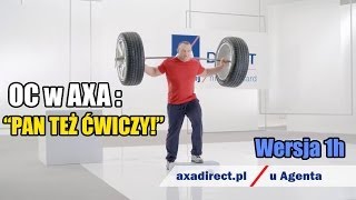 Mariusz Pudzianowski quotPan też ćwiczyquot OC w AXA Wersja 1h [upl. by Steward]