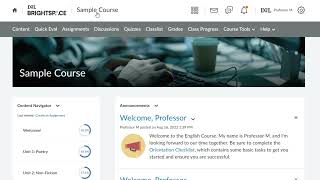 Set Up a Course  Instructor [upl. by Aleibarg]