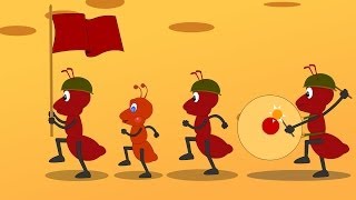 The ants go marching one by one song  Ants at war [upl. by Loredo]