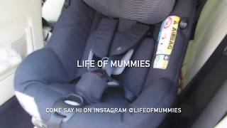 MaxiCosi Axissfix car seat review [upl. by Ayotaj]