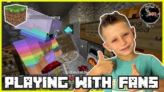 Playing With Fans  Minecraft [upl. by Niuqauj]