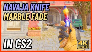 ★ CS2 Navaja Knife Marble Fade  CS2 Knife InGame Showcase 4K [upl. by Geer]