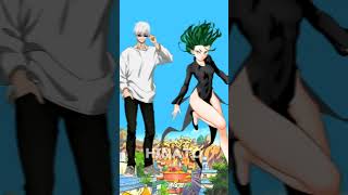 Gojo satoru vs tatsumaki anime shortsfeed shorts [upl. by Soirtemed930]