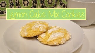 Lemon Cake Mix Cookies [upl. by Elfstan]