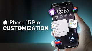 The Ultimate iPhone 15 Pro Setup 2023 – Professional and Aesthetic Look [upl. by Huan]