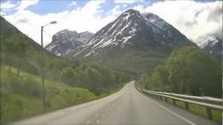 Driving in Troms E8 Sorbotn  Laksvatn [upl. by Algar]