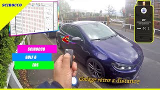 TUTO codage rabattement rétroviseurs à clé scirocco golf 6 eos Volkswagen [upl. by Odab]